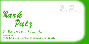 mark pulz business card